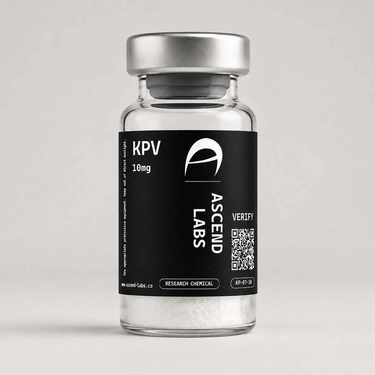 KPV — lyofilizovaný výskumný peptid, liekovka